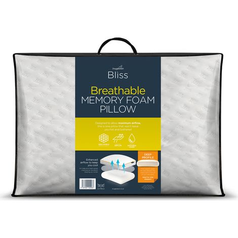 Snuggledown Bliss Extra Deep Breathable Pillow, Firm Support, 1 Pack