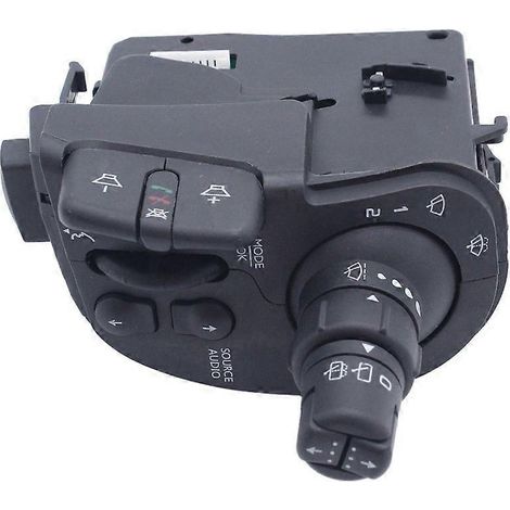 Blinker- und Scheibenwischerschalter für Autos, Ein-/Ausschalter, kompatibel mit 8201590631 8201359195. (1/4)