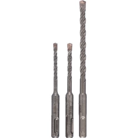 Bosch 1 617 000 118  - Juego de 3 brocas para martillos perforadores SDS-plus-5 - &Oslash 5,6,8 x 115mm (pack de 3) (1/4)