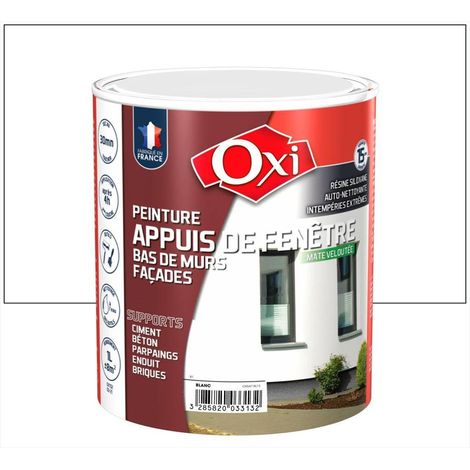 Oxi pittura satinata bianca 1L per esterni