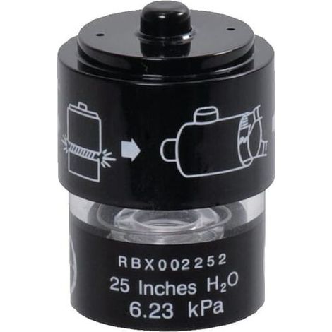 Indicateur De Dépression - Filetage 1/8 NPT - Hauteur 42 Mm - Diamètre 30 Mm - Pression D Ouverture 51 Mbar - 1 Pièce