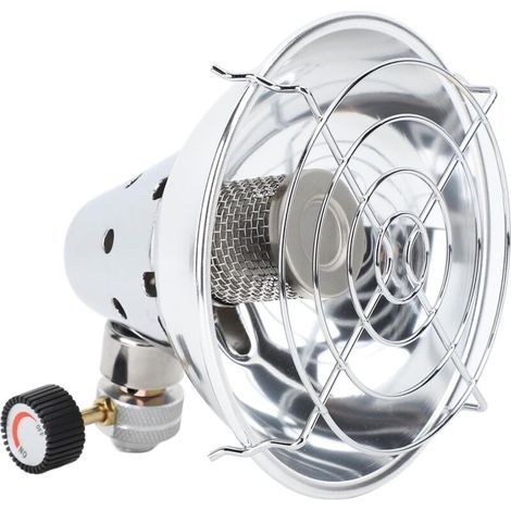 Chauffage à Gaz Portable, Efficace, Rapide, Puissance de Feu Réglable, Mini Réservoir de Gaz, Camping, Barbecue, Pêche (1/5)