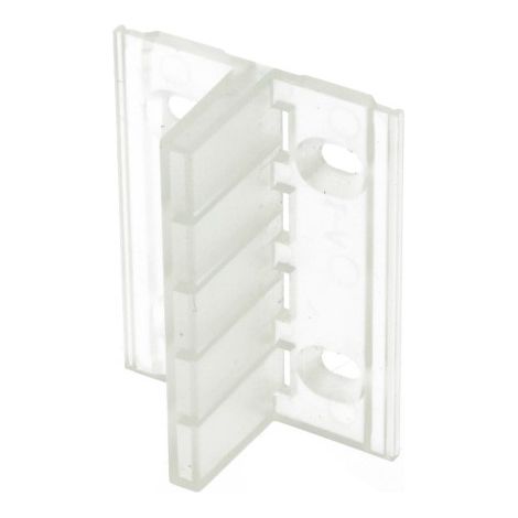 Clip Guida Gancio Lineare Plastica Per Fissaggio a Muro Parete Profilato Alluminio BA4420 (1/3)