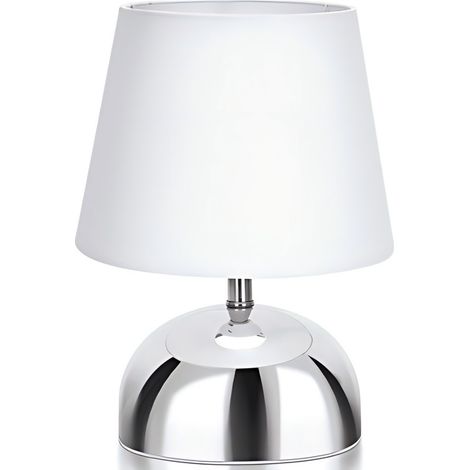 Lampe décorative moderne avec base hémisphérique en métal, culot E14, pour des ambiances chaleureuses