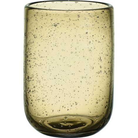 Table Passion - Gobelet Perla Bullé 25 cl ambre (lot de 6)