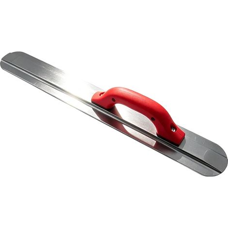 Llana para hormigón, 61 cm de largo, 79,4 mm de ancho, diseño de extremo redondeado, mango ergonómico, aleación de magnesio y aluminio. (1/5)