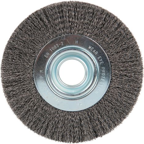 Klingspor BR 600 W Rundbürste gewellt, 115 x 15 mm Gewinde M 14 0,3 Stahl (1/2)