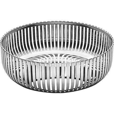Alessi PCH02/15 - Cestino da Cucina Traforato di Design, in Acciaio Inossidabile 18/10 Lucido, 15 cm (1/5)