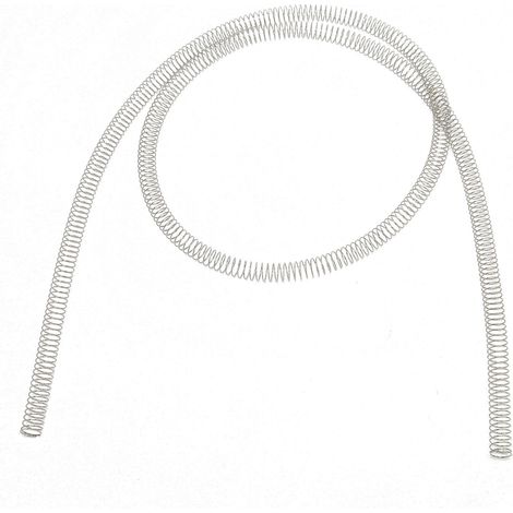 Ressort anti-pliage pour tuyau de refroidissement à eau, longueur 100 cm, diamètre extérieur 7,5 mm, pour tuyau de diamètre intérieur 8 à 9 mm.