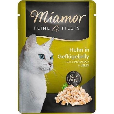 Miamor Filets Huhn in Geflugeljelly - filetto di pollo in gelatina di pollame 100g