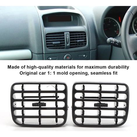 1 paire de calandre de tableau de bord de voiture avec cadre de ventilation pour CLIO MK2 19982006 (1/4)
