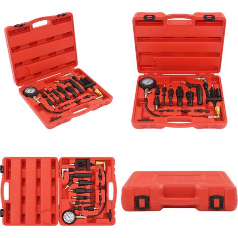 Kit de testeur de compression de moteur diesel - Kit De Test De Compression - Outil Mécanique - Tester Compression Moteur Diesel - Outil Diagnostic Voiture - Camion - Home & Living (1/5)