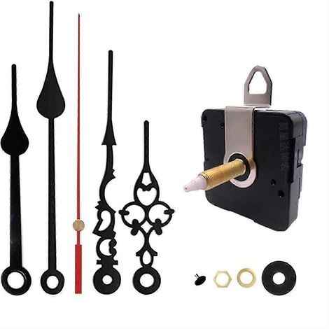 Mécanisme d'horloge murale, kit de réparation pour mécanisme d'horloge suspendue, outil de réparation à axe long, kit de réparation pour remplacement de cadran d'une épaisseur de 19 à 21 mm.-Style D (1/5)