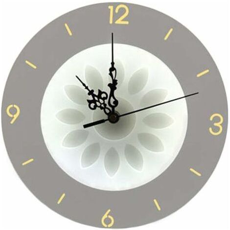 LED Applique Murale Moderne Creative Design Lampe Murale Horloge Lampe de Chevet Éclairage Intérieur Décoration pour Salon, Chambre, Chambre Enfants, Bureau, Couloir, Escalier, Porche,D [Clas (1/5)
