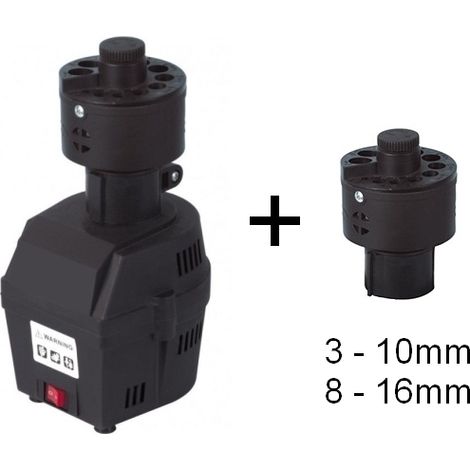 Affilapunte per punte trapano elettrico doppia testa  3 - 16mm 70W