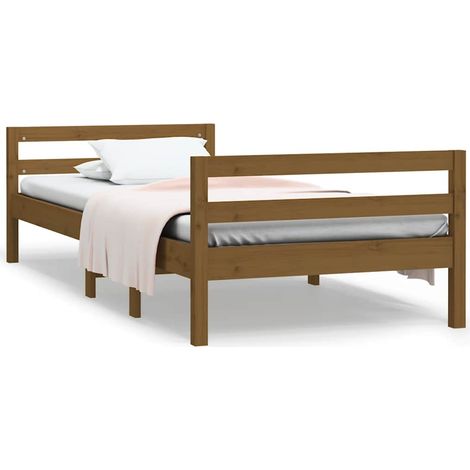 Maison Exclusive - Giroletto Ambra 75x190 cm in Legno Massello di Pino (1/5)