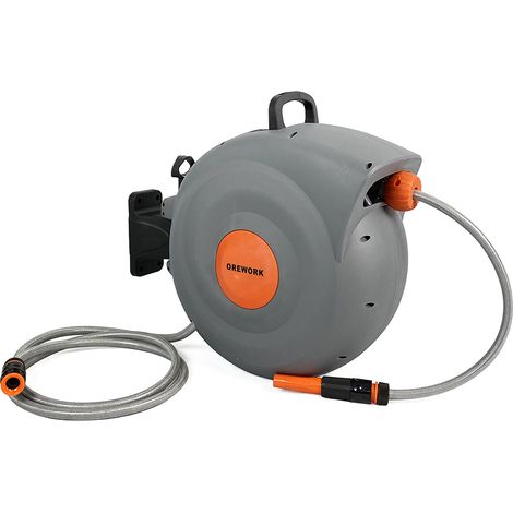 Enrollador automático de mangueras