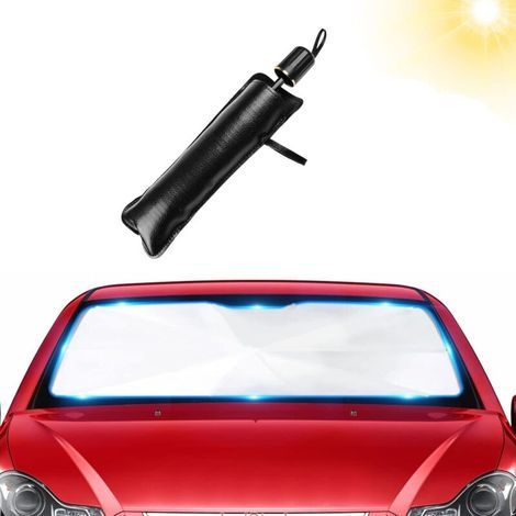 Sonnenschutz fürs Auto, Auto-Sonnenschirm, Auto-Sonnenschirm, Windschutzscheiben-Sonnenschutz, UV-Schutz, Faltbarer Regenschirm, 79 x 145 cm (1/5)