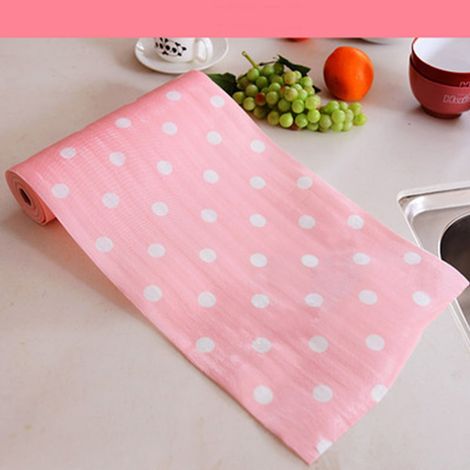 Tapis De Tiroir - Imperméable Anti-Huile En Pvc Écologique Avec Motif Japonais - Découpable À La Taille - Pour Tiroirs Cuisine Armoires Étagères Chaussures - 2 Rouleaux De 200 X 30 Cm (1/5)