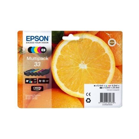 Epson Oranges C13T33374011 Druckerpatrone 1 Stück(e) Original Standardertrag Schwarz, Foto schwarz, Cyan, Magenta, Gelb (1/5)