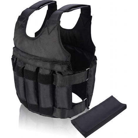 Veste lestée 50 kg pour hommes et femmes, Veste d'entraînement musculation, Veste poids lourd fitness (1/5)