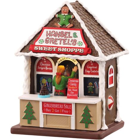 Lemax Hansel & Gretel'S Sweet Shoppe - Pasticceria Di Hansel E Gretel Gioco invernale decorazione per villaggio Natale (1/3)