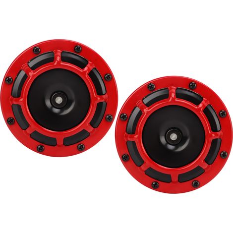 Klaxon électrique 12V 115dB double super sonnerie coffret universel pour camions fourgons motos quads UTV VTT acier (1/5)