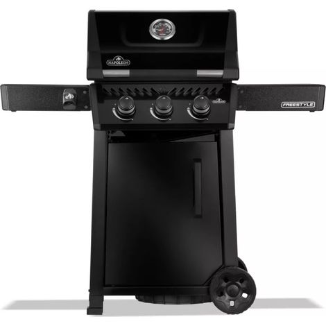 barbecue a gas napoleon "freestyle 365" nero 3 bruciatori