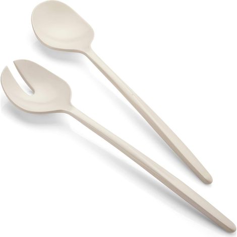 Posate insalata Collezione Tierra Guzzini colore bianco (1/2)