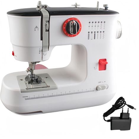Machine à Coudre Électrique Pour Débutants Et Enfants, 12 Programmes De Points, Bras Libre, Lumière De Couture Et Commande De Pied Électrique (1/5)