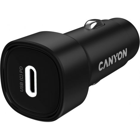 Canyon OnDrive 30 PD 30W USB-C Autoladegerät Schwarz (1/4)