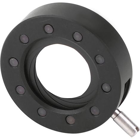Microscope SK12 - Diaphragme optique réglable avec adaptateur iris pour objectif de microscope (1/5)