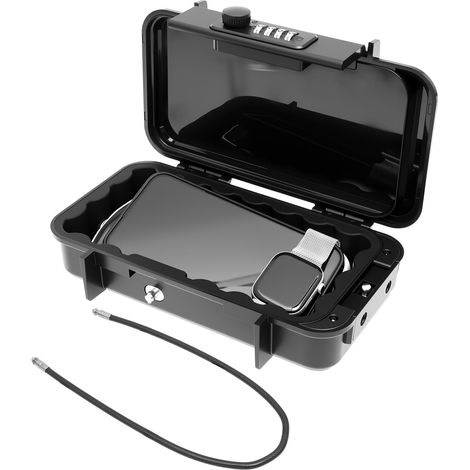 Coffre-fort portable avec serrure à combinaison à 4 chiffres (1/5)