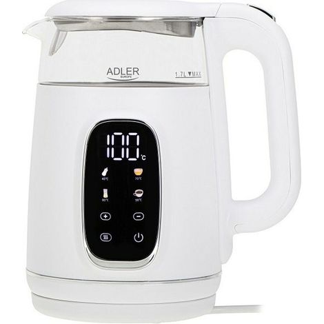 Adler AD 1305 Bouilloire électrique blanche 1,7 L (1/3)