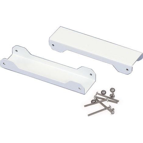 Metall-Lüfterständer für 12-cm-Lüfter, robuste Halterung für interne PC-Komponenten, Weiß (Weiß) (1/5)
