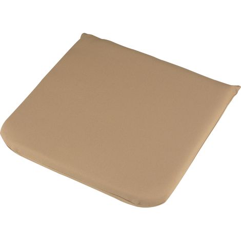 Seat Pads Outdoor Garden Furniture Cushion - L40 x W40 x H4 cm - Mocha