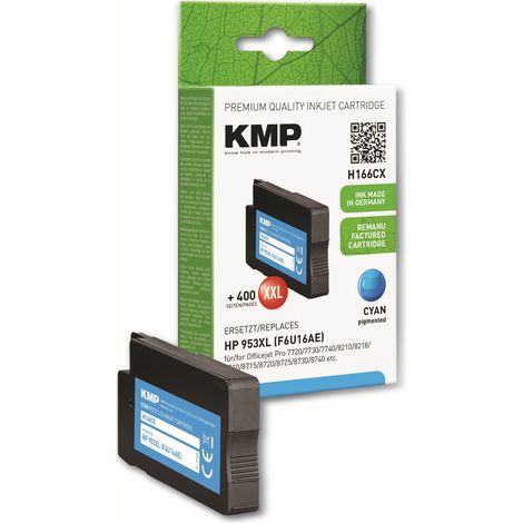 Cartouche d'encre KMP H166CX, cyan