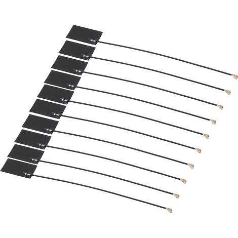 10 antennes internes NZ‑433‑FPC‑002, fréquence 423‑443 MHz, interface FPC souple IPEX (1/5)