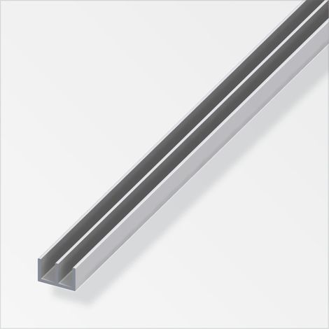 Profilo Uu 10X15,9X10 Alluminio  Argetato 1Metro (1/2)