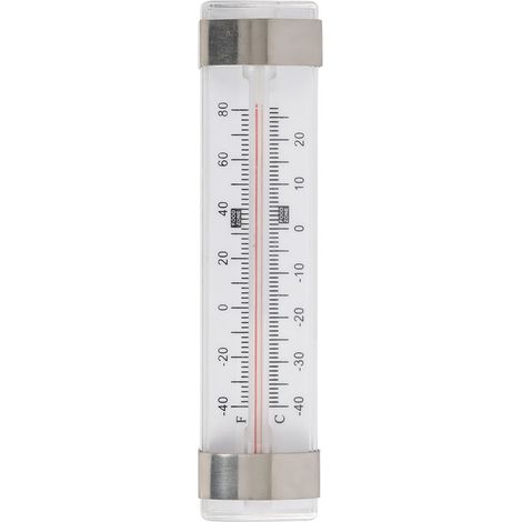 Mini thermomètre de réfrigérateur domestique, affichage Fahrenheit et Celsius, 13,3 cm de longueur (1/4)