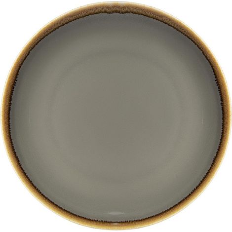 Assiettes Plates Rondes Kiln Grises 280mm - Ref HC386 - Olympia (1/5)