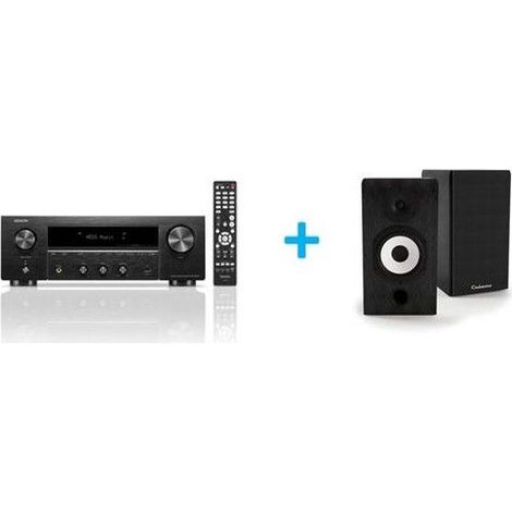 Pacchetto amplificatore e casse Hi-Fi - Denon & Cabasse - DRA-900H + Antigua MT32/2 - Nero - Casse da scaffale