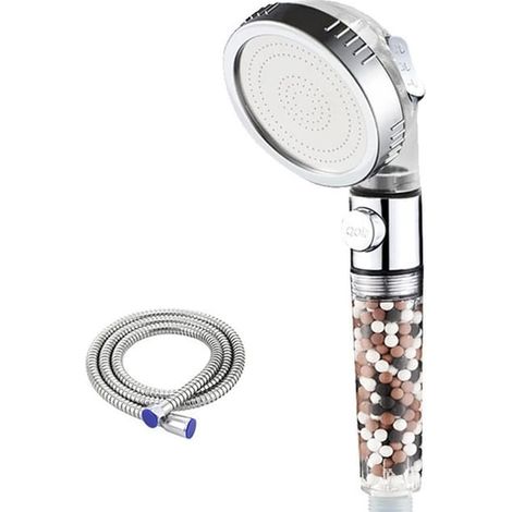 Douche de SPA à 3 fonctions avec bouton de réglage à haute pression Filtre à anions Douche d'horreur d'eau