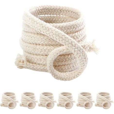 600cm Ø 6 mm Mèche pour Lampes à Huile Peut être Découpée sur Mesure - Mèche de Rechange pour Torches, 100cm 6 Pièces (1/5)