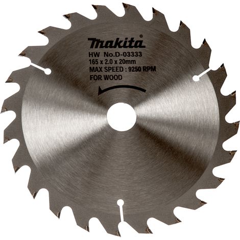 MAKITA D-03333 Circular saw blade 165mm x 20mm x 24T