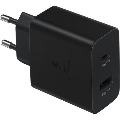 Caricabatterie rapido USB-C Samsung EP-TA220NBEGEU da 25 W, colore nero. (1/4)