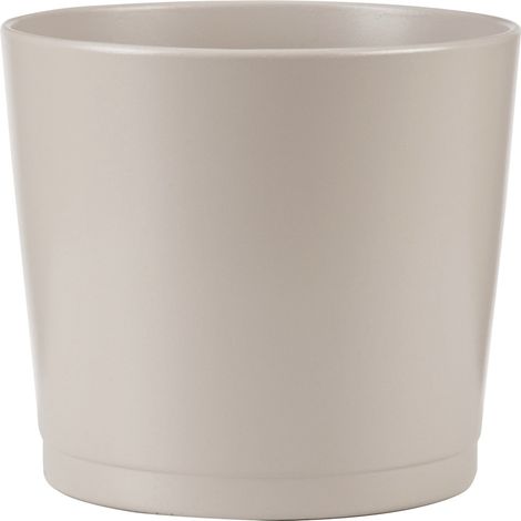 Scheurich Übertopf Serie 883 Ø 15 x 13,3 cm taupe Keramiktöpfe