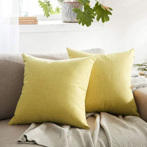Coussins d'extérieur pour mobilier de patio, housses de coussin imperméables carrées, coussins de jardin style ferme, housses de (1/3)
