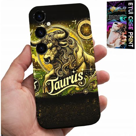 Custodia per Samsung Galaxy M55 5G - segno zodiacale TORO, custodia a tema astronomico (1/5)