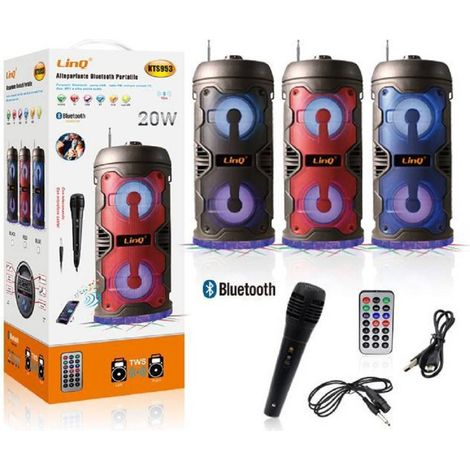 TRADE SHOP - Altoparlante Speaker Cassa Bluetooth Portatile Kts953 20w Microfono Wireless Usb - (1/2)